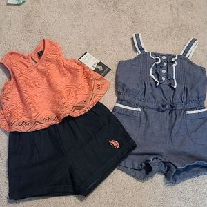 Set of 2 Rompers